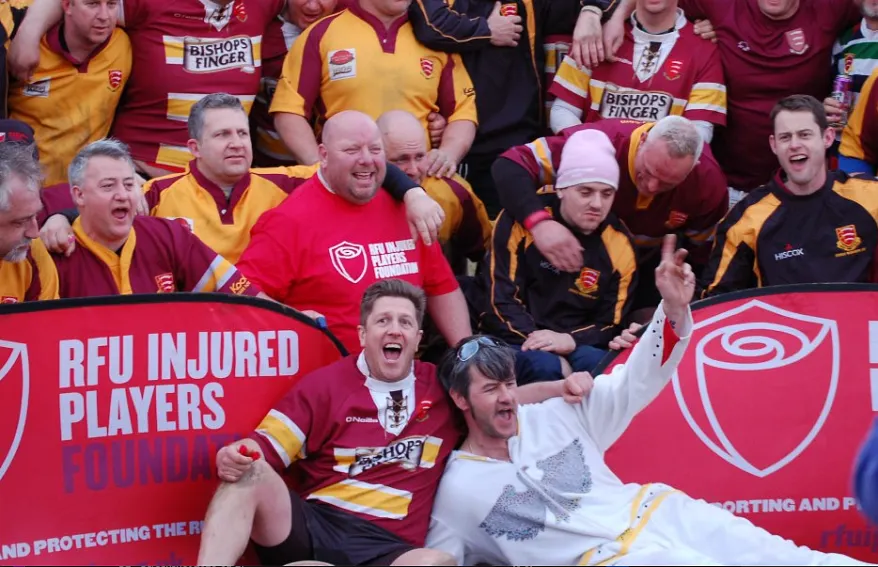 Richard Austin MBE supporting the RFU Injured Players Foundation