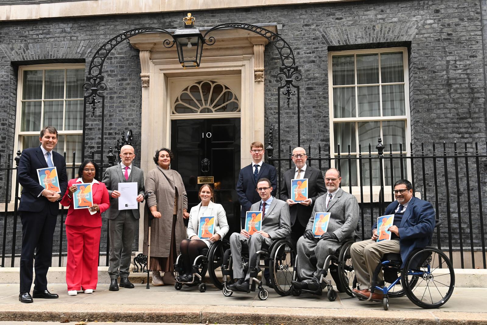 Dani Czernuszka-Watts with SIA at Downing Street
