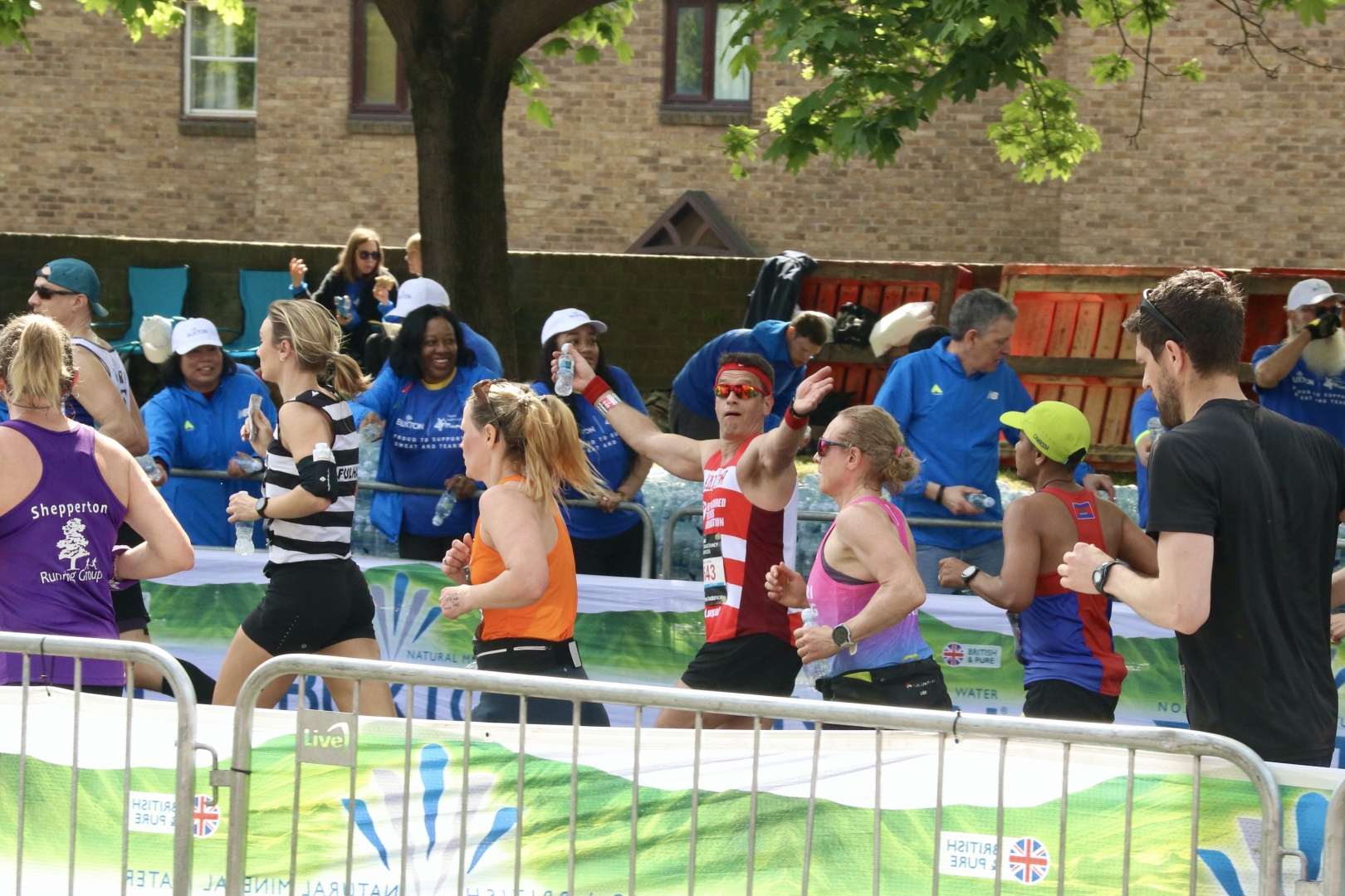 Andrew Petrie running the marathon for the IPF