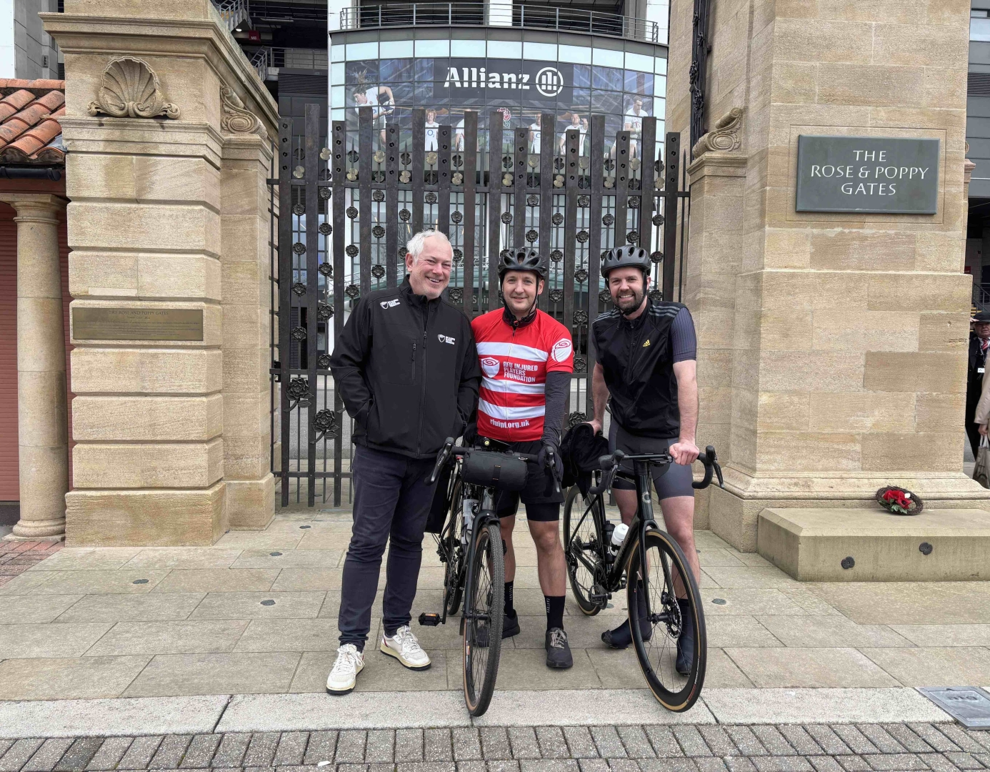 Castore’s Nick Anderton Cycles To Stade De France In Support Of The Injured Players Foundation