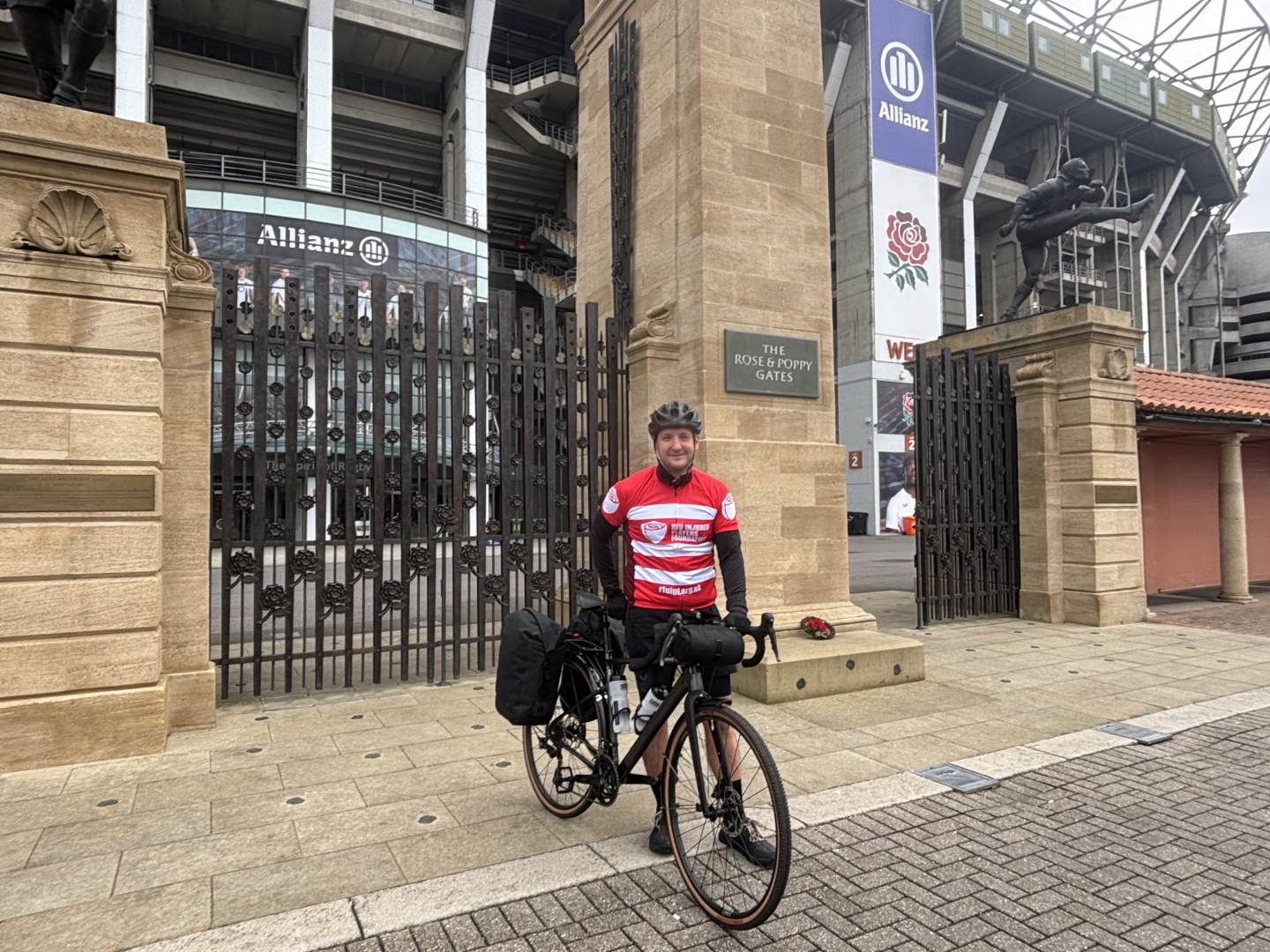 Castore’s Nick Anderton Cycles To Stade De France In Support Of The Injured Players Foundation