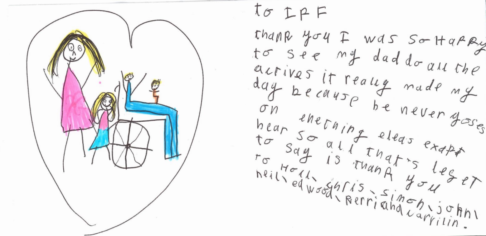 IPF thank you card